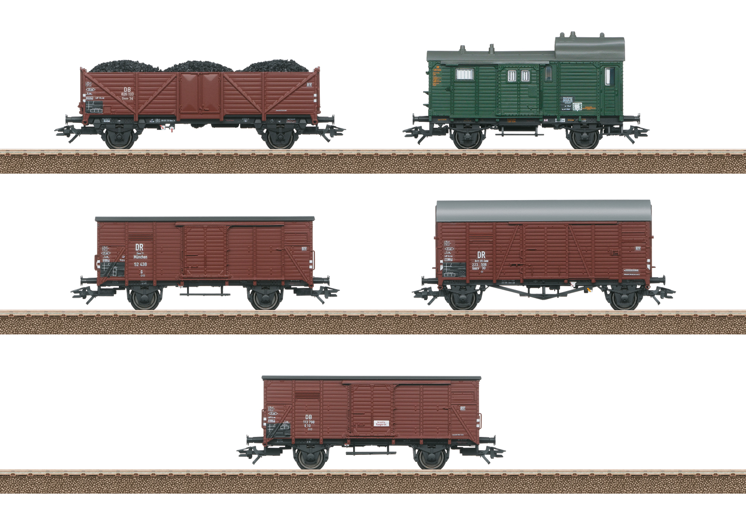 Trix 24825 Güterwagen-Set zur Baureihe E 71.1 Güterwagen-Set zur Baureihe E 71.1