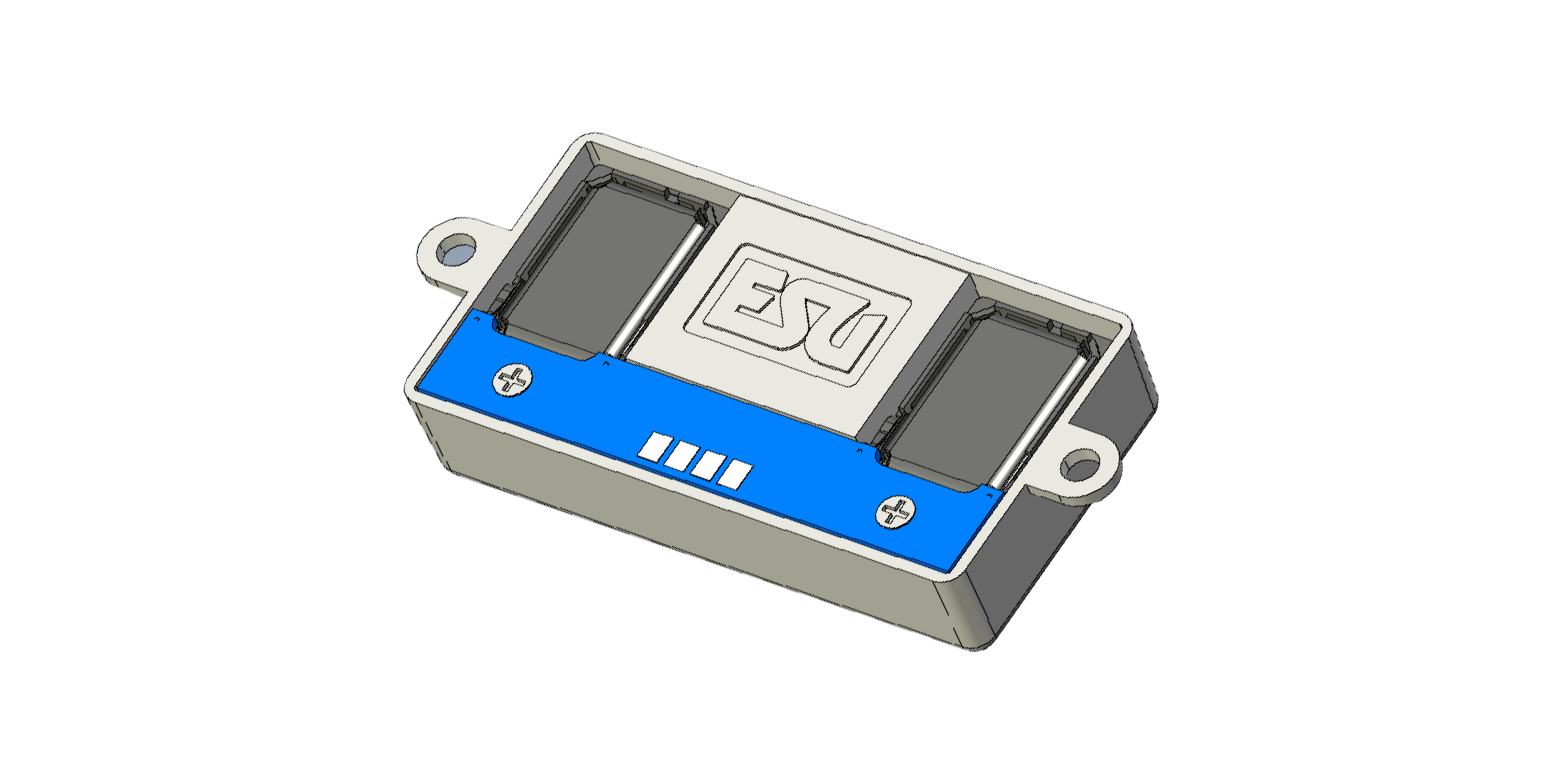 ESU-Elektronik 50345 Lautsprecher 22mm x 42mm x 8.0mm, rechteckig, 4 Ohm, Bassreflex 
