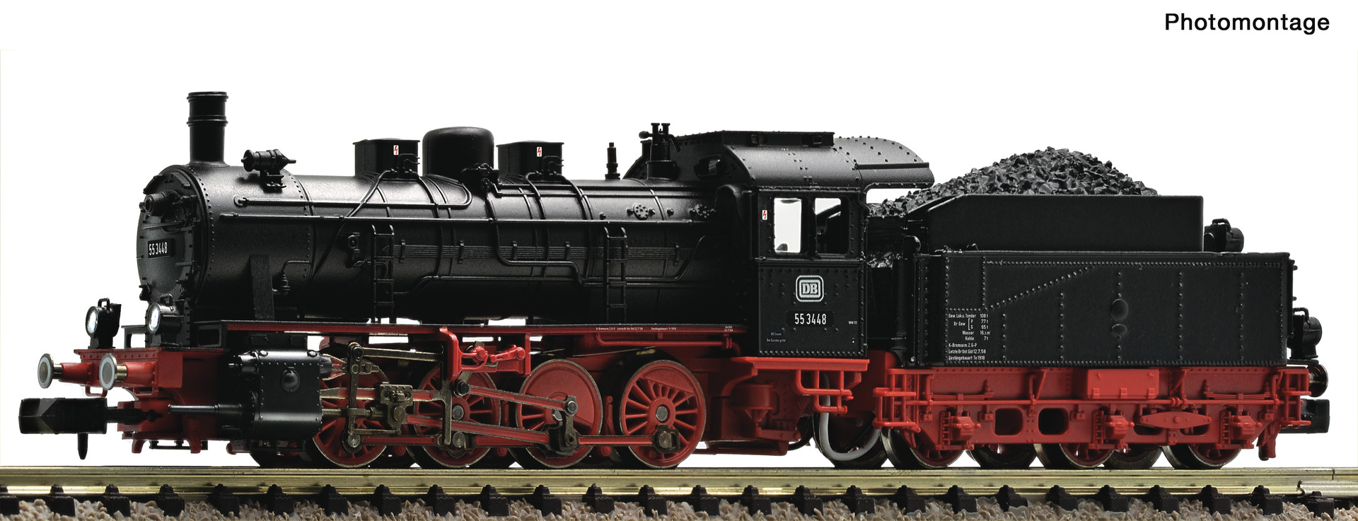 Fleischmann 781390 Dampflokomotive 55 3448, DB 
