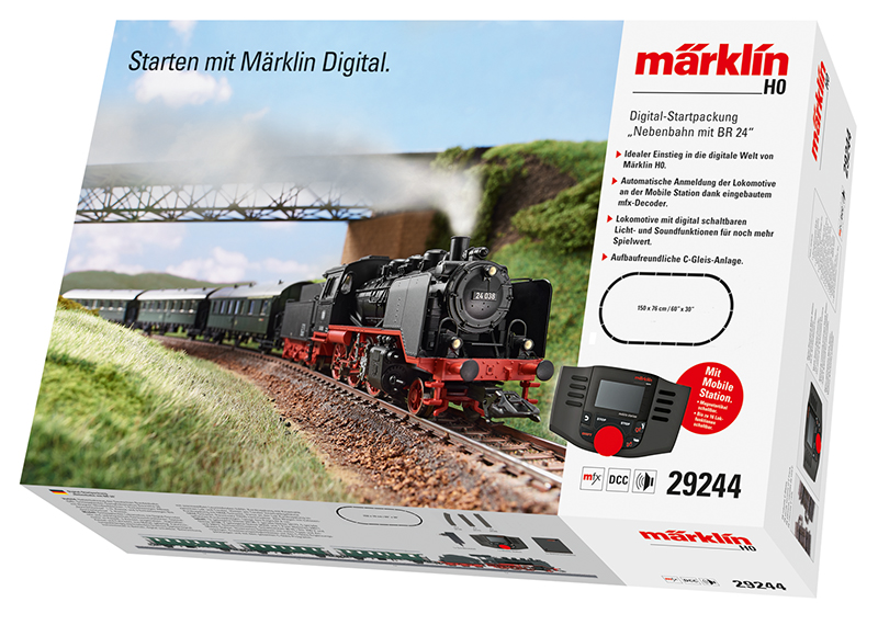 Märklin 29244 Digital-Startpackung Nebenbahn mit BR 24 Digital-Startpackung Nebenbahn mit BR 24
