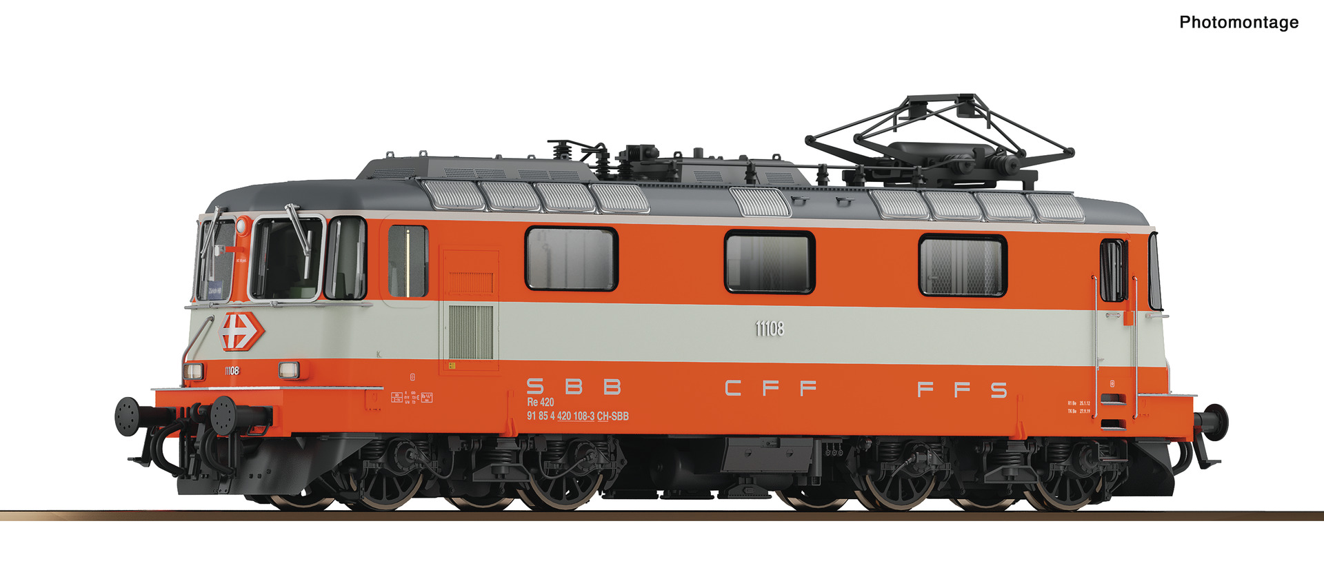 Roco 7520002 Elektrolokomotive Re 4/4 II 11108 „Swiss Express‟, SBB 
