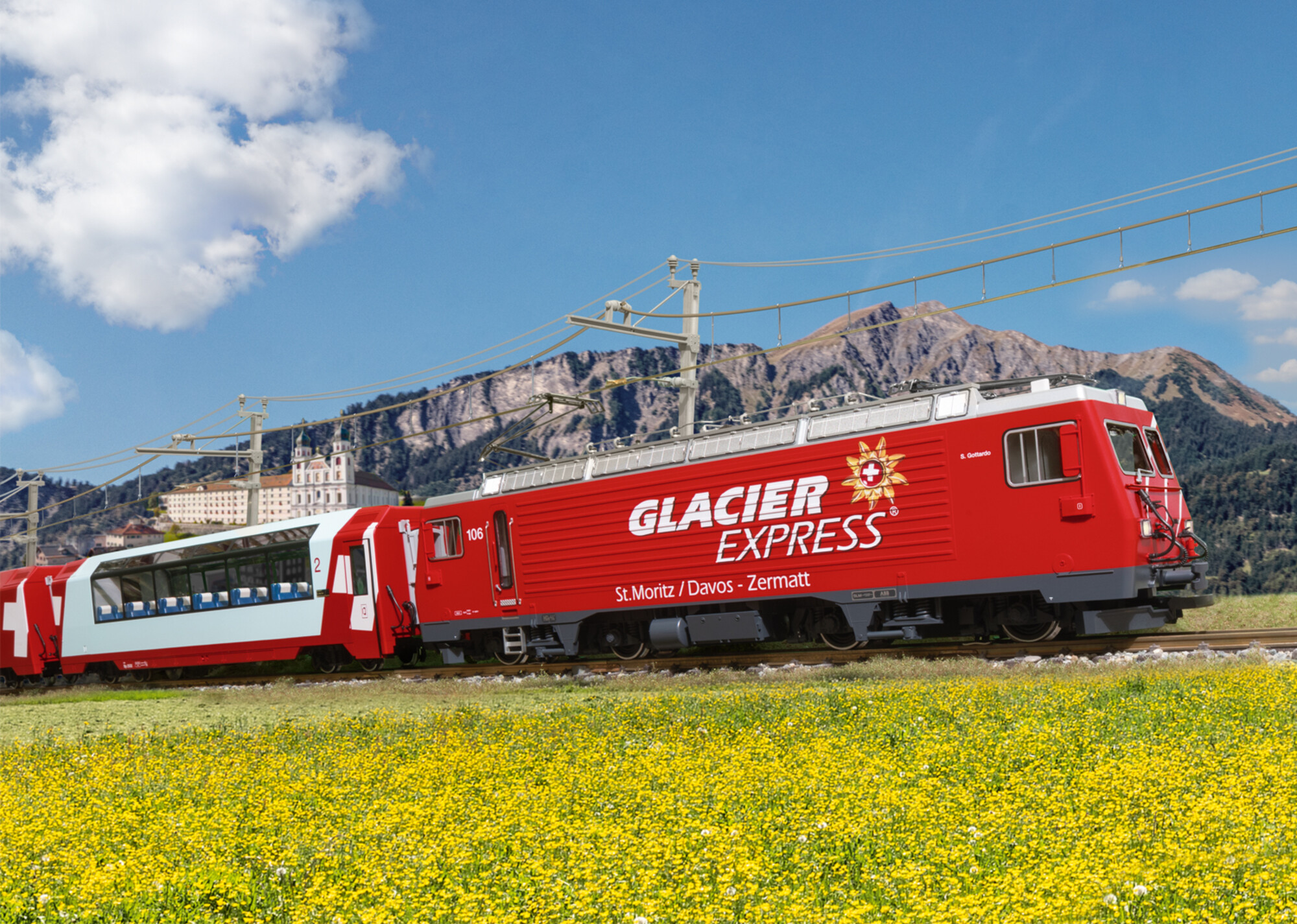 LGB 23101 Elektrolokomotive HGe 4/4 II Glacier Express Elektrolokomotive HGe 4/4 II Glacier Express