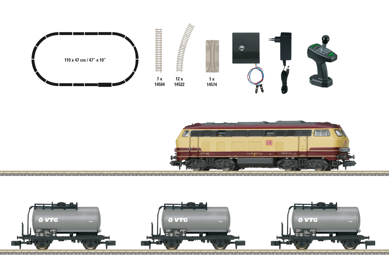 Trix 11160 Digital-Startpackung Güterzug mit Baureihe 217 Digital-Startpackung Güterzug mit Baureihe 217