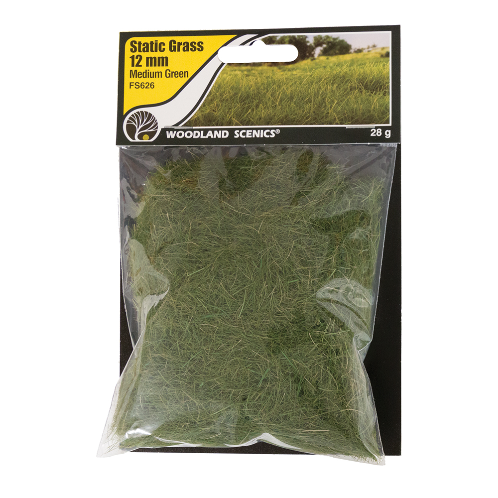 12mm Static Grass Medium Gree 