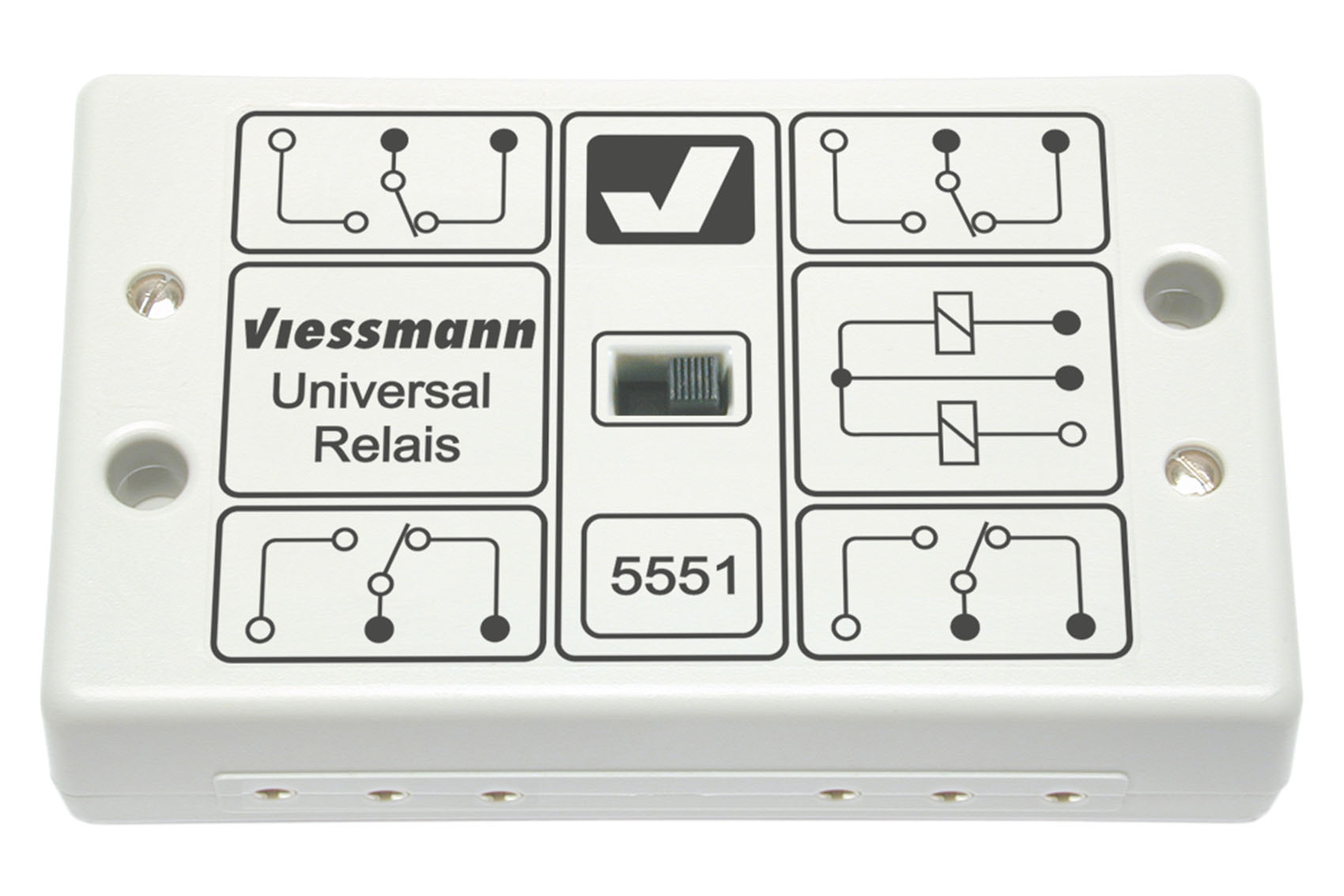 Viessmann 5551 Universal-Relais 1 x 4UM 