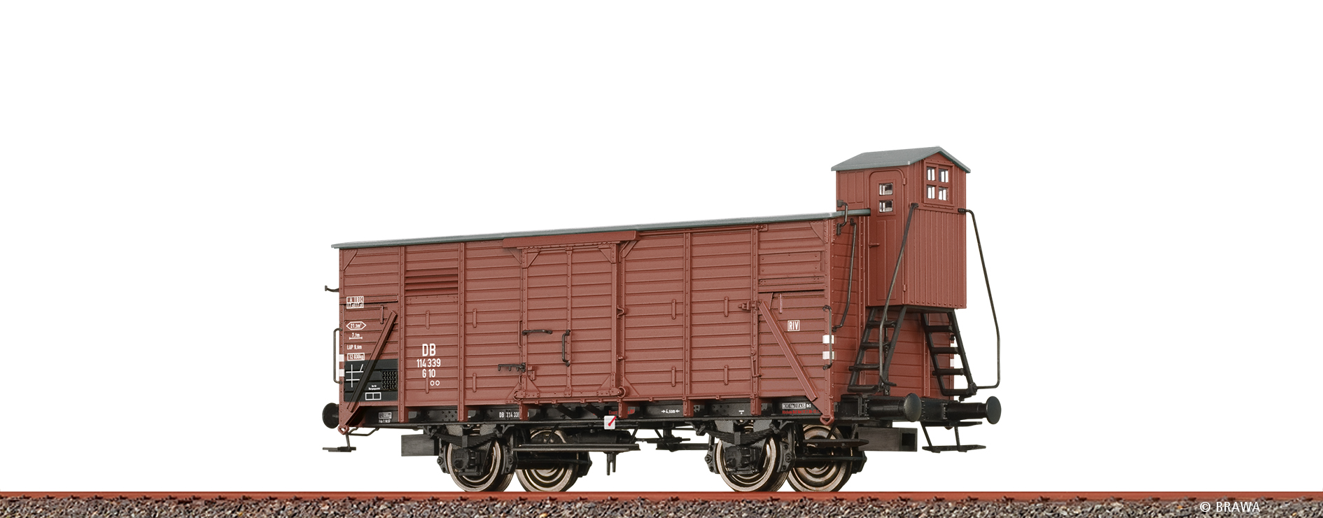 N GÜW G 10 DB III N Gedeckter Güterwagen G 10 DB, Epoche III