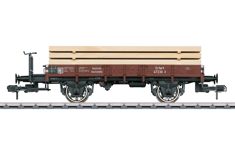 Märklin 58316 Niederbordwagen mit Holzbeladung Niederbordwagen mit Holzbeladung