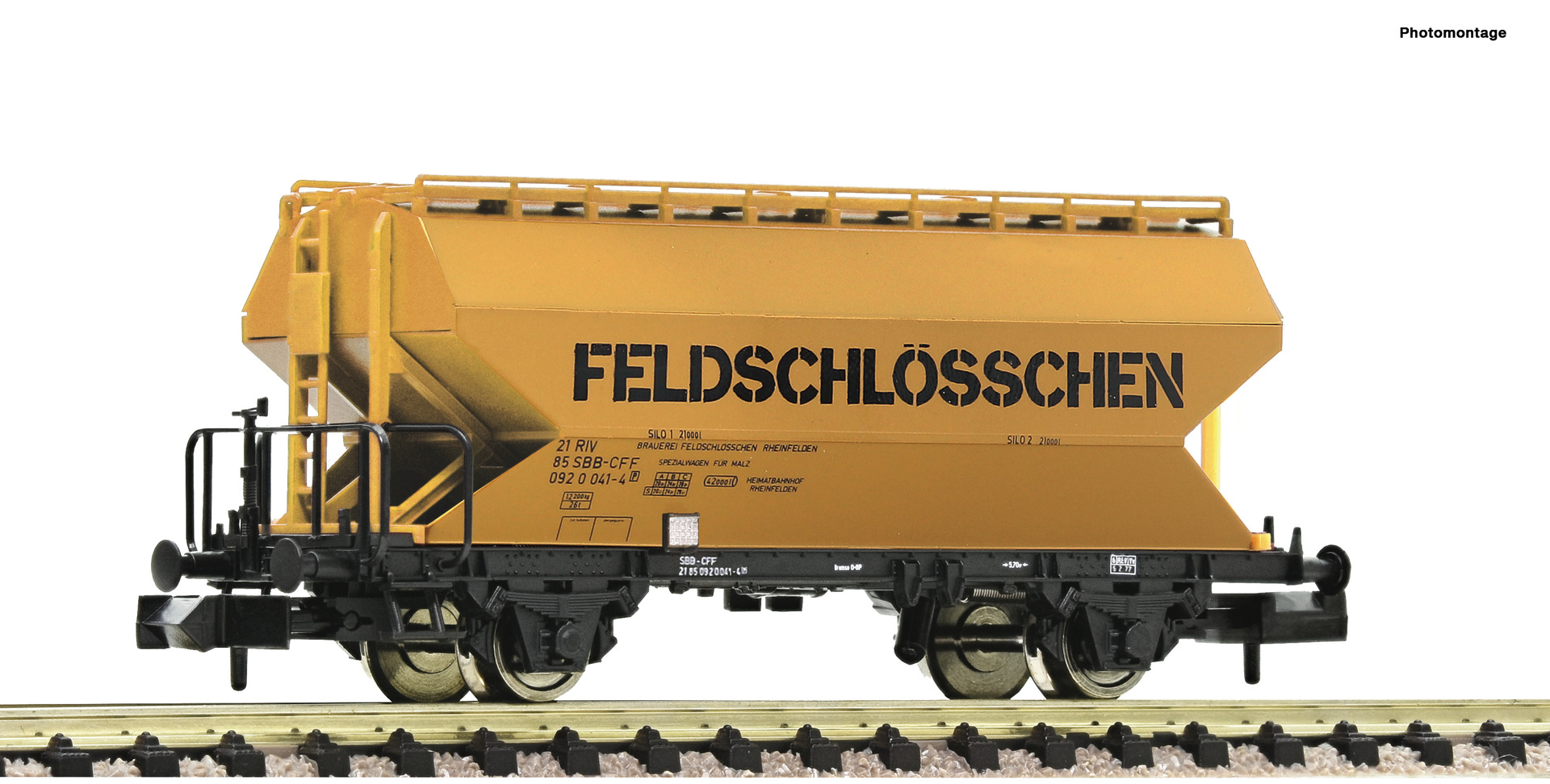 Fleischmann 6660012 Getreidesilowagen „Feldschlösschen“, SBB 