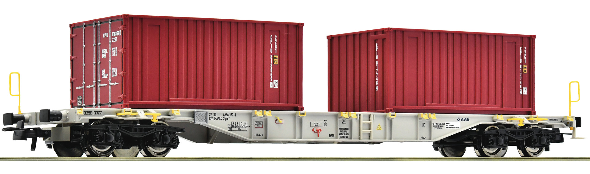 Roco 77345 Containertragwagen, AAE 