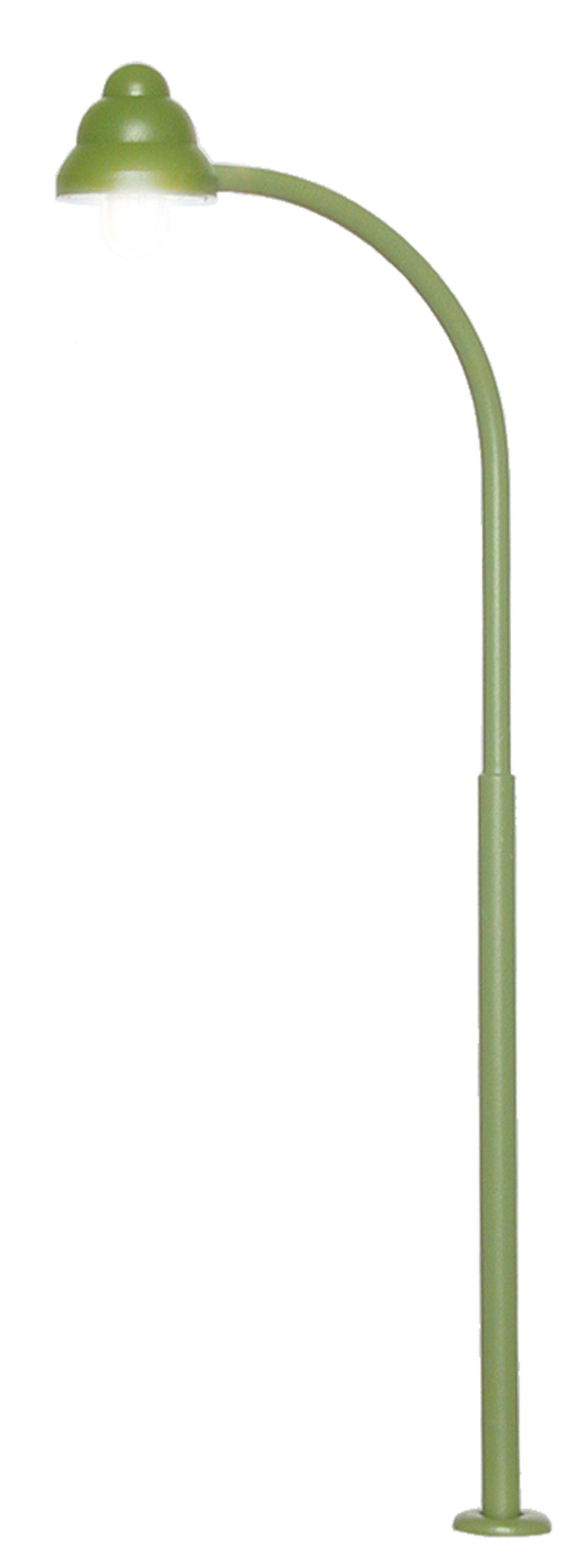 Viessmann 6012 H0 Bogen-Gaslaterne grün, LED warmweiß 